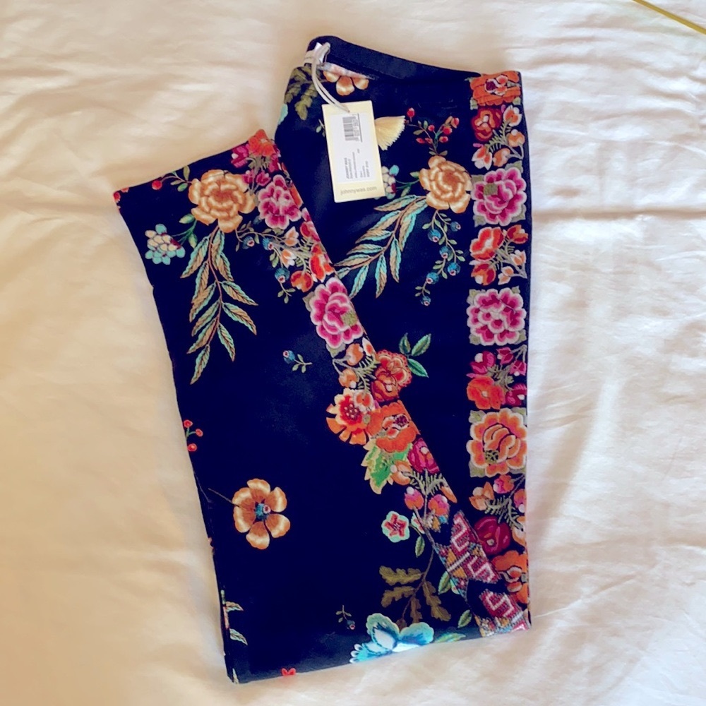 Johnny Was Ardell Printed Leggings, Size L
